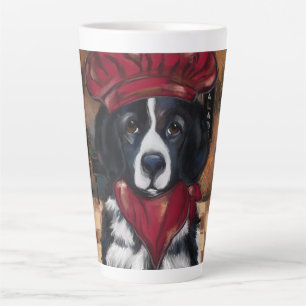 Tasse Latte Chien de Terre-Neuve        