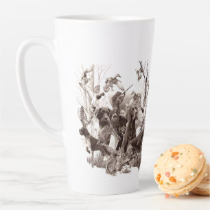 Tasse Latte Chiens de chasse, Chiens d'armes, Chasse saison T-