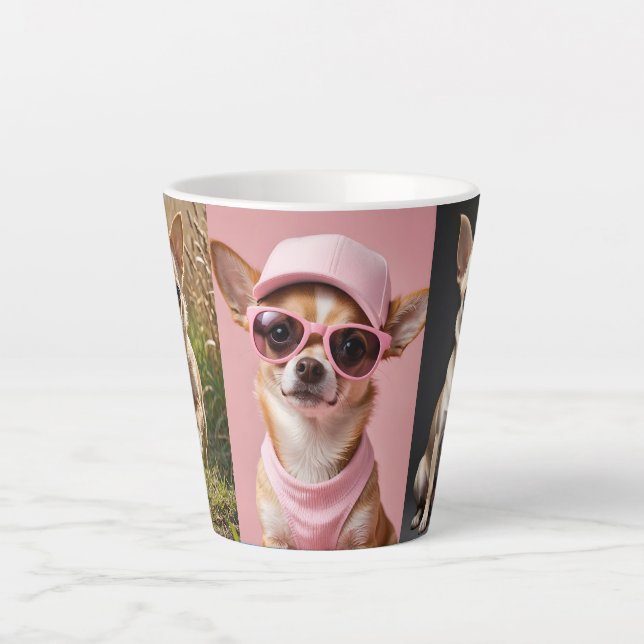 Tasse Latte Chihuahua Chig race Assortiment (Devant)
