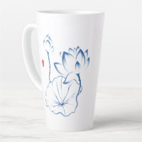 Chinoiserie Bleu Blanc Lotus Inspirant Citation