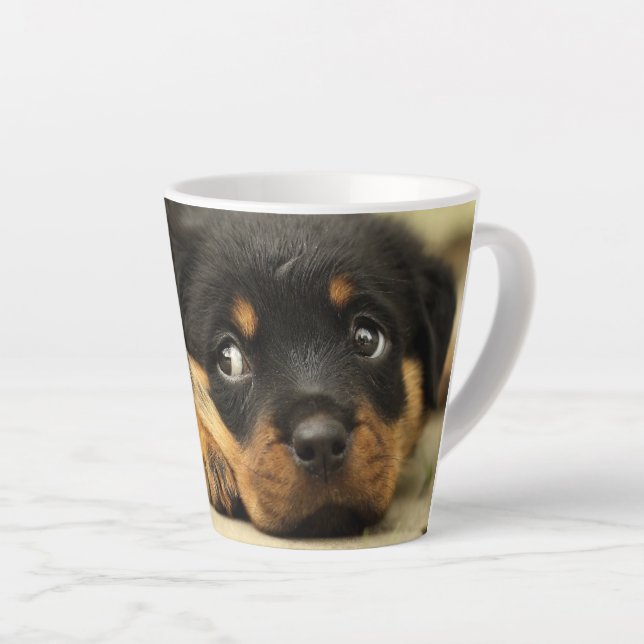 Tasse Latte Chiot (Angle droit)
