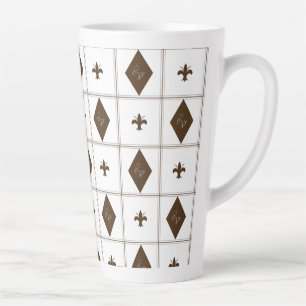 Tasse Latte Chocolat et vanille LV
