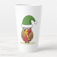 Chouette elfe de Noël avec présent