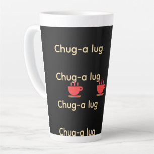 Tasse Latte Chug A Lug Noir