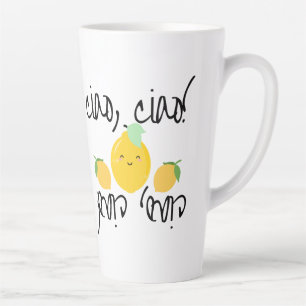 Tasse Latte Ciao, Ciao ! (avec citrons (limoni))