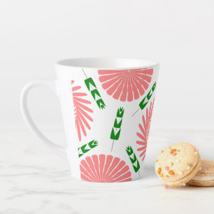Tasse Latte Citation Positive Inspirante Typographie Moderne P