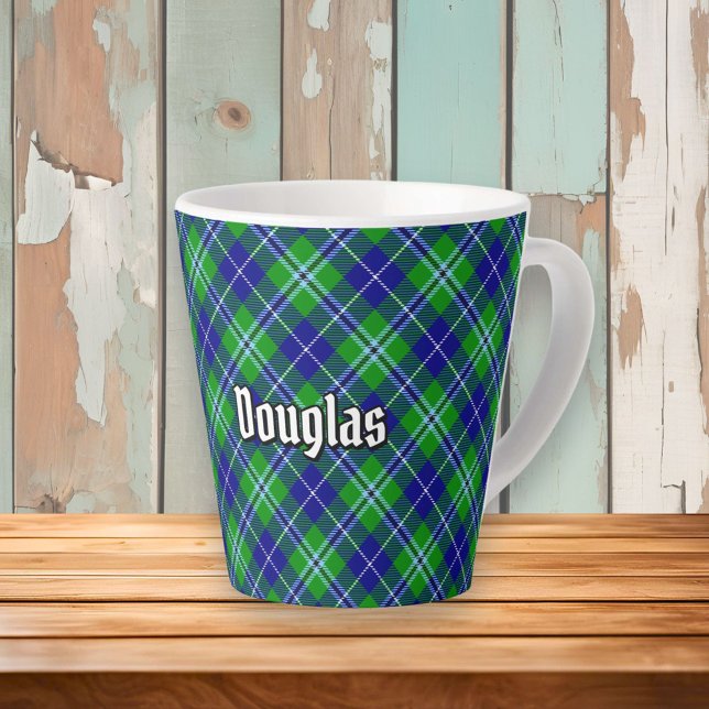 Tasse Latte Clan Douglas Tartan (Créateur téléchargé)