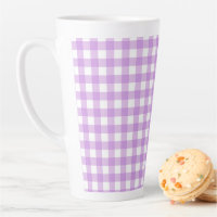 Classic En vichy Vérifier Plaid Motif Lilac