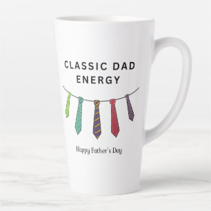 Tasse Latte Classique papa Fête des pères d'énergie