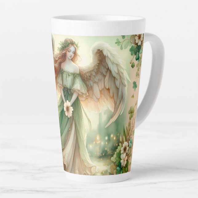 Tasse Latte Clover Serenity Angel (Angle droit)