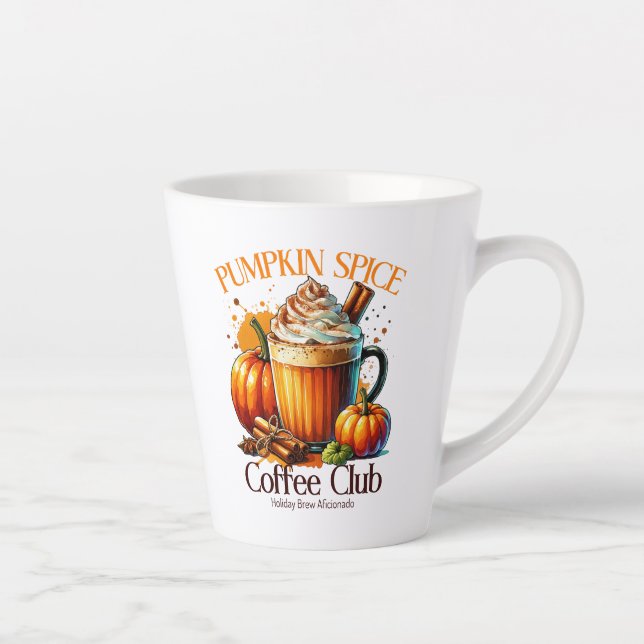 Tasse Latte Club citrouille Spice Coffee (Droite)