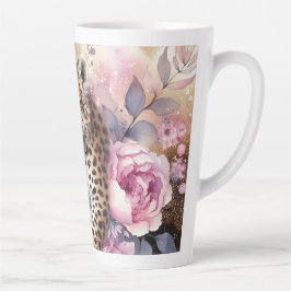 Tasse Latte Club Leopard & Roses
