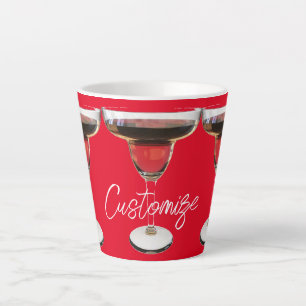 Tasse Latte Cocktail Big Red Margarita Boire Thunder_Cove