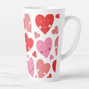 Tasse Latte Coeur d'amour