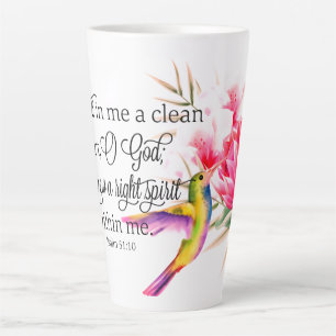 Tasse Latte Coeur propre