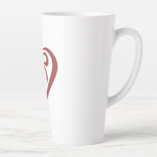 Tasse Latte Coeur Toucher des coeurs