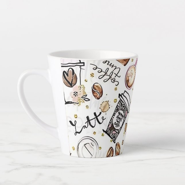 Tasse Latte  coffee first (Gauche)