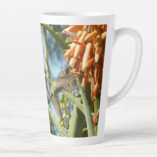 Tasse Latte Colibri à gorge noire en vol