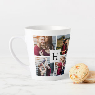 Tasse Latte Collage 5 photos moderne