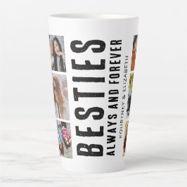Tasse Latte Collage photo Bestie Best Friend