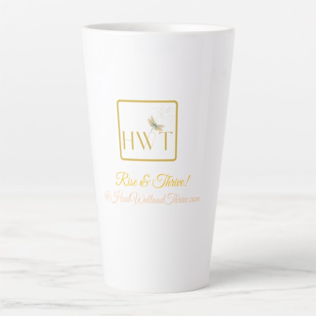 Tasse Latte Collection d'or HWT élégant et inspirant (Devant)