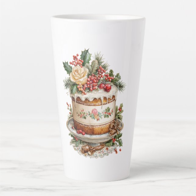 Tasse Latte Collection Festive de latte de Noël pour adultes (Devant)