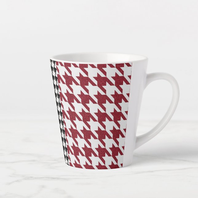 Tasse Latte Combo Houndstooth (Droite)