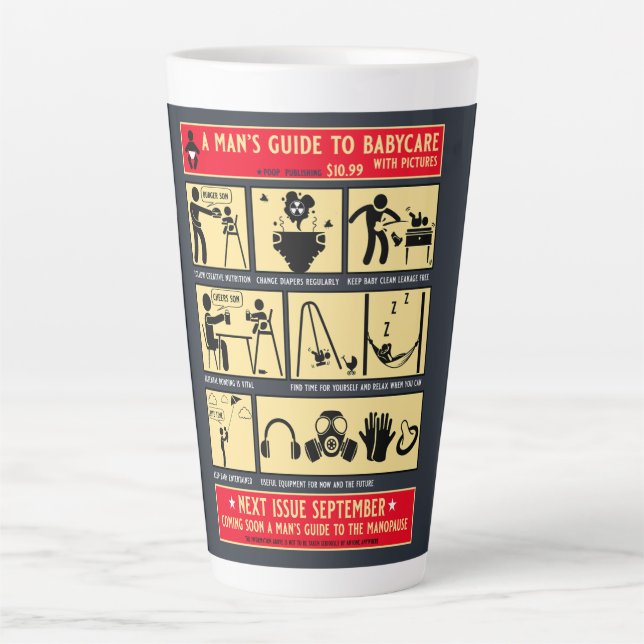 Tasse Latte Comment Être Un Père Guide (Devant)