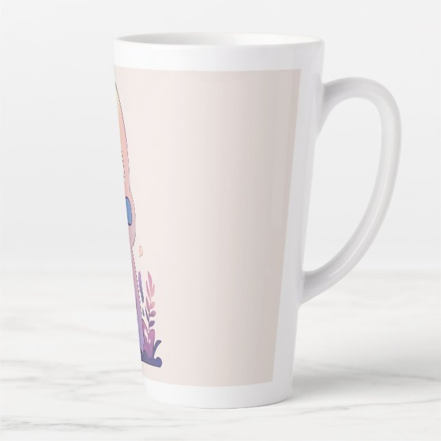 Tasse Latte Conception de créatures esthétiques (Droite)