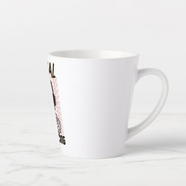 Tasse Latte Conception de jeux d'expert en distanciation socia (Droite)