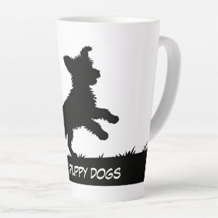 Tasse Latte Conception de silhouettes d'animaux mignons - Chie