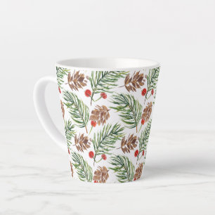 Tasse Latte Cône de pin