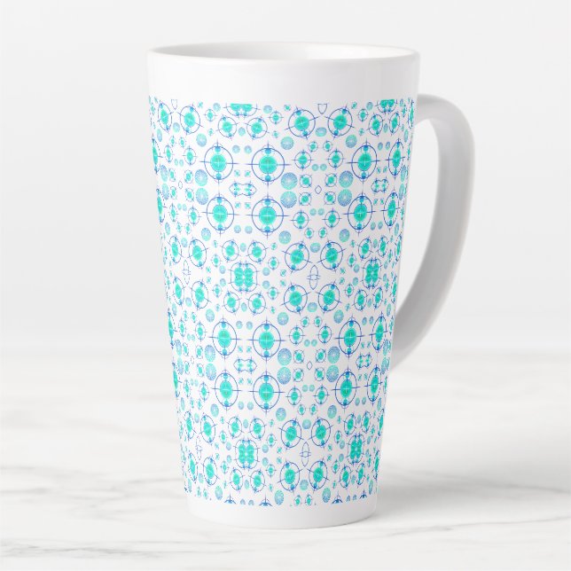 Tasse Latte Connected Minds Pattern 2 (Angle droit)