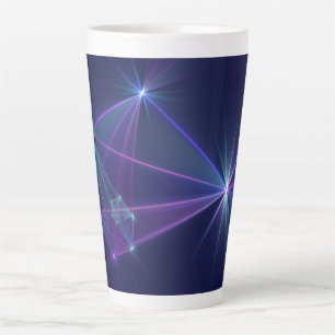 Tasse Latte Constellation, Art Fractal Abstrait Fantastique