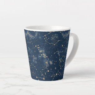 Tasse Latte Constellation céleste - Nuit étoilée (5)