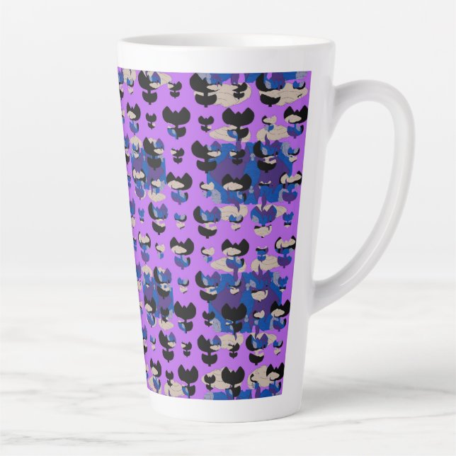 Tasse Latte Contained Sky Flame Tulip (Droite)