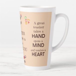 Tasse Latte Cool Pour Un Grand Professeur Appréciation Je Vous