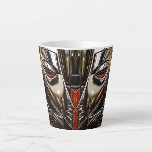 Tasse Latte Copper Glow Metal Face (Devant)