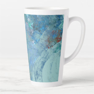 Tasse Latte Coque Abstrait Opal Bleu pour RAZR