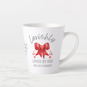Tasse Latte Coquette Bow LAVISHLY AIMÉ Christian Valentine