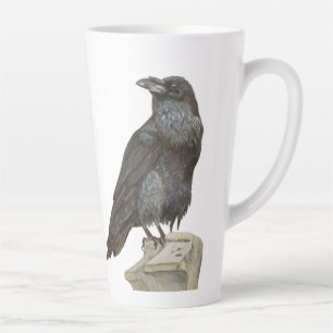 Tasse Latte Corbeau