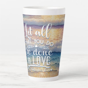 Tasse Latte Corinthiens 16-14 Amour