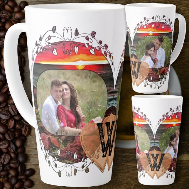 Tasse Latte Coucher de soleil de Banderas Love 914 (Créateur téléchargé)