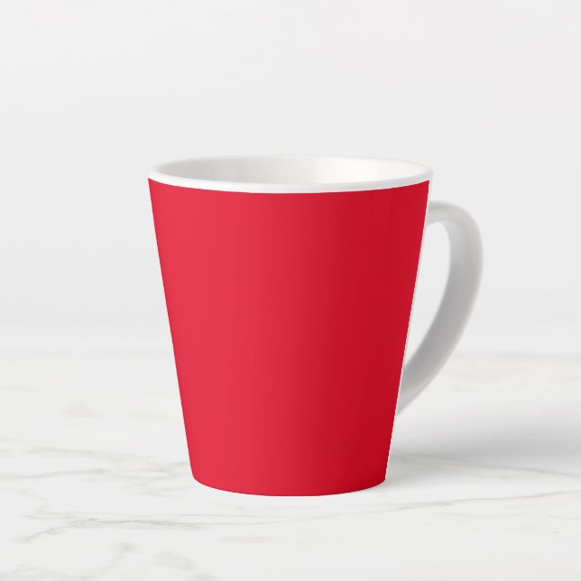 Tasse Latte Couleurs rouges (Angle droit)