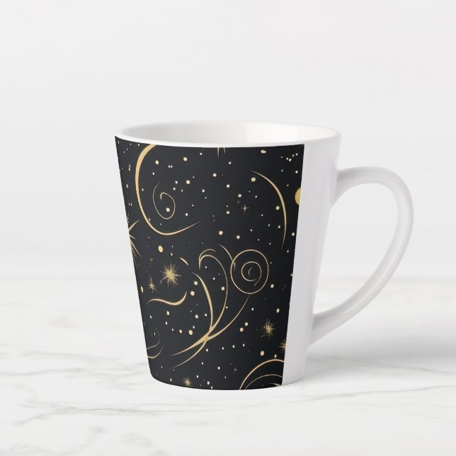 Tasse Latte Coupe Celestiale Gold Espresso (Droite)