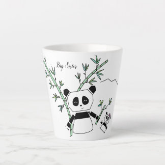 Tasse Latte Coupe Cute Panda Latte