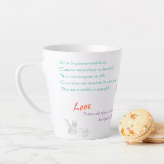 Tasse Latte Coupe d'amour