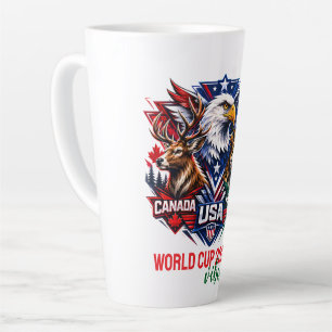 Tasse Latte Coupe du monde d'harmonie faunique tribale 2026