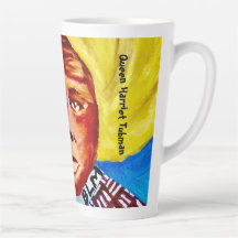 Coupe en céramique Queen Harriet Tubman Latte