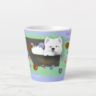 Tasse Latte Coupe Latte de Pâques SamPup, Apprentice OEuf de